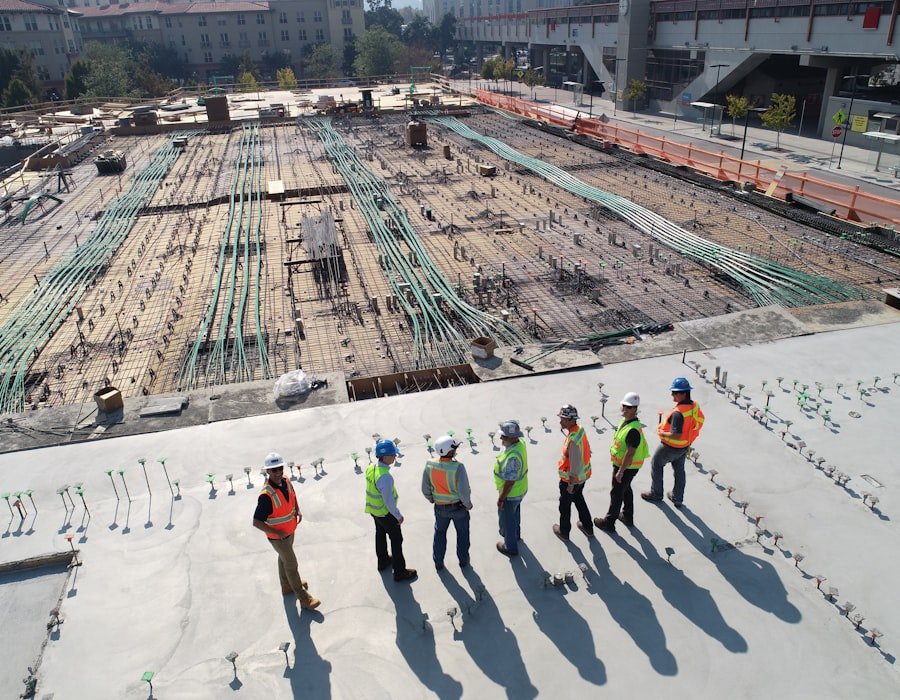 Équipe Construction FDA 360 sur chantier
